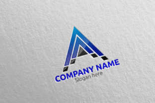 Arrow Letter A Logo: A Modern Template for Financial Brands