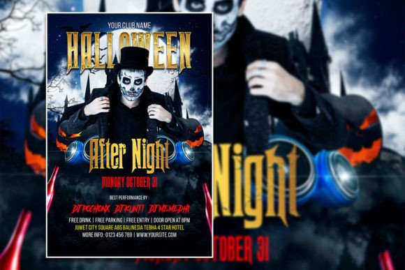 Crafting a Haunting Impression with a Halloween Night Flyer Template