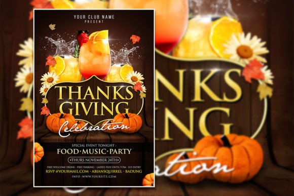 Create a Warm Thanksgiving Celebration Flyer That Feels Authentic