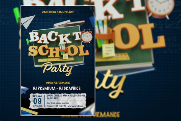 Design a Standout Back-to-School Flyer with This Editable PSD Template