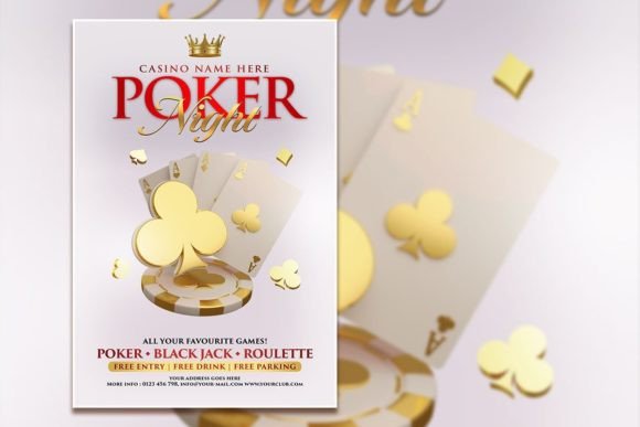 Design a Winning Poker Night Flyer or Poster Template