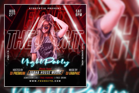 Design Stunning Event Graphics with Editable Party Flyer Templates