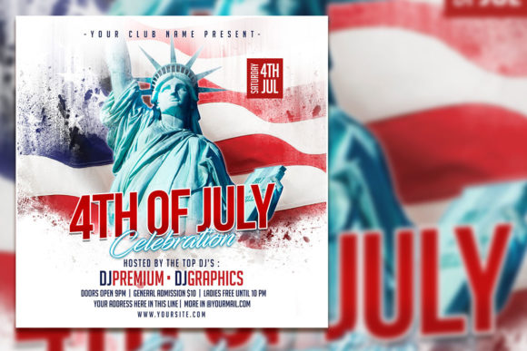 Design Your Independence Day: Social Media & Flyer Templates