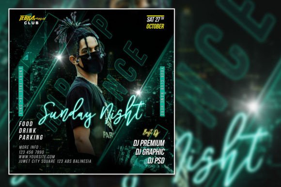 Effortless Weekend Buzz: Creating the Perfect Sunday Night Party Flyer