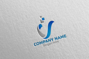Letter V Logo Design 53: A Modern Vector Template for Professionals