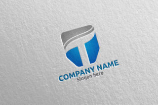 Mastering the Digital Letter T: A Vector Logo for Finance