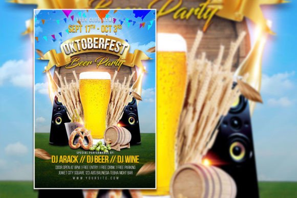 Oktoberfest Celebration Flyer: A Design Template for Your Event