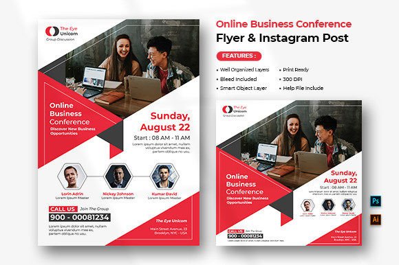 Online Business Conference Flyer: Design That Drives Attendance