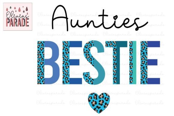 Untamed Style: Using Aunties Bestie Blue Leopard Print PNG